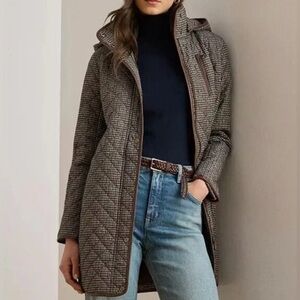 Lauren Ralph Lauren Jacket | Merlot Houndstooth